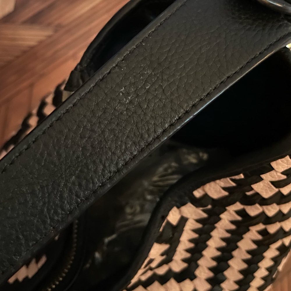 Cole Haan Skylar Woven Leather Hobo - Picture 3 of 4